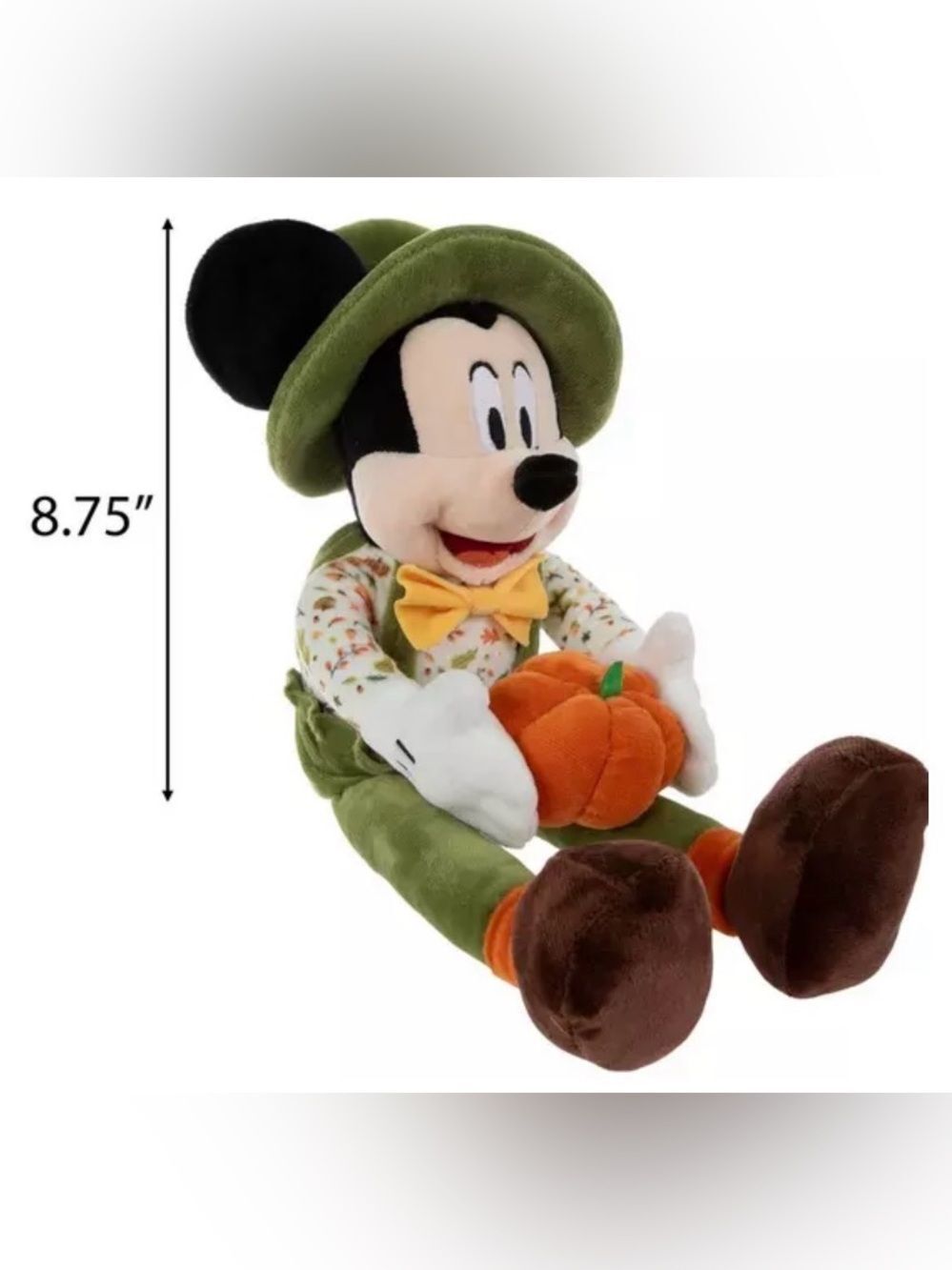 Fall Plush Mickey Mouse Shelf Sitter - Picture 2 of 3